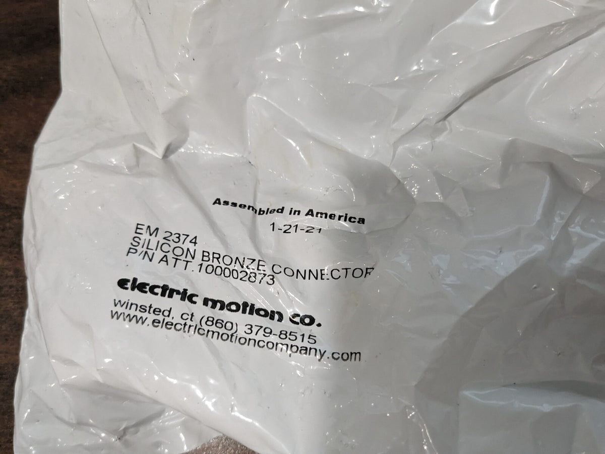 Electric Motion Co.  Silicon Bronze Connectors EM-2374   10 PC 5 per pack