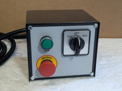 Machine Control Box 230v Forward / Reverse / Off Switch w/ Emergency Stop