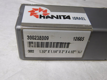 Hanita HSS Square End Mill 1-1/2 Dia 2Fl 1.5 Shank Dia 4.5 OAL 300238009