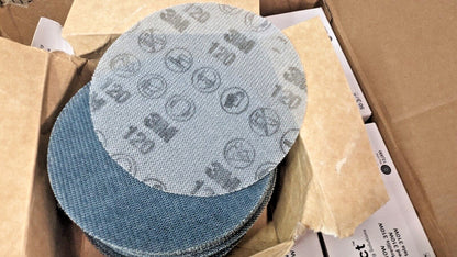 CASE OF 500 3M Xtract Net Discs 310W Aluminum Oxide 5" Dia 120+ 88419 7100247101