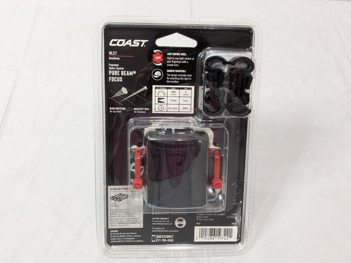 Coast HL27 Focusing LED Headlamp 19722