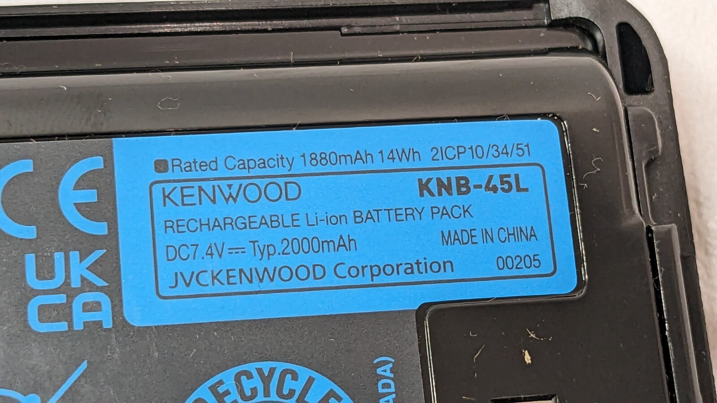 Kenwood ProTalk UHF Two-Way Portable Radio W/O Speaker Microphone NX-P1300 AU K