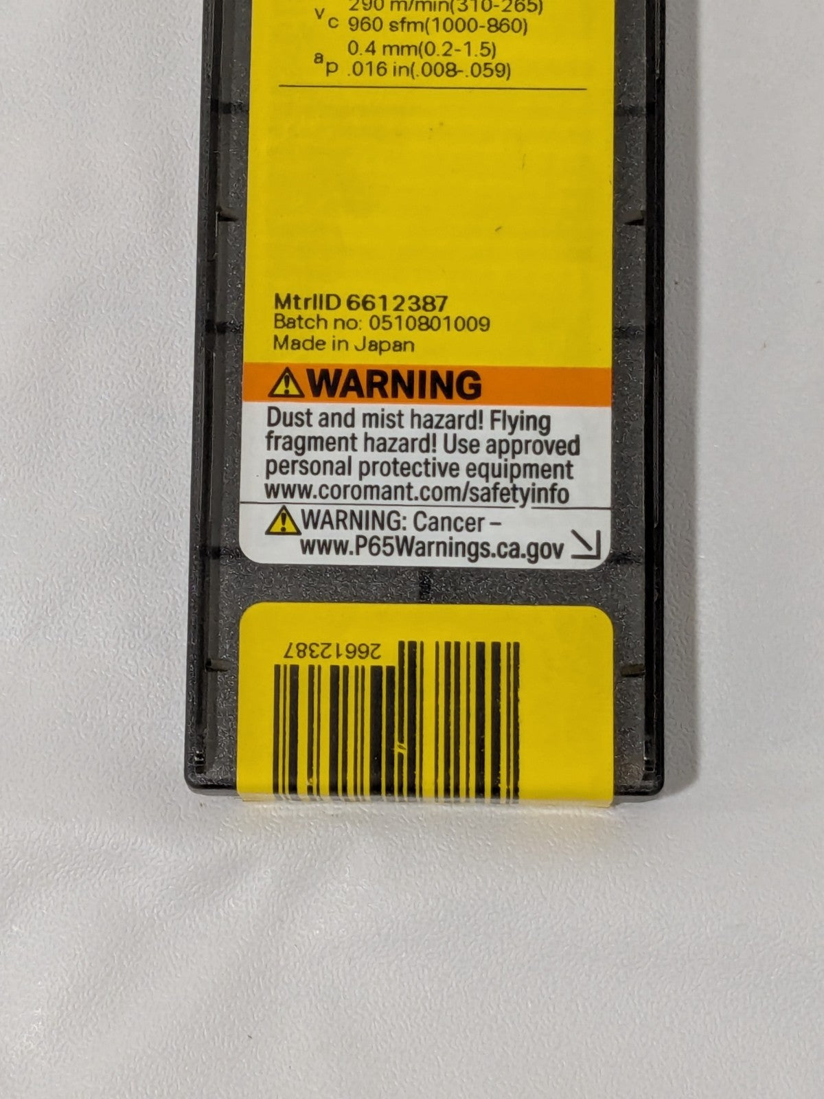 Sandvik Turning Insert: DCMT21.51UF 4315, Carbide Qty 10 6612387