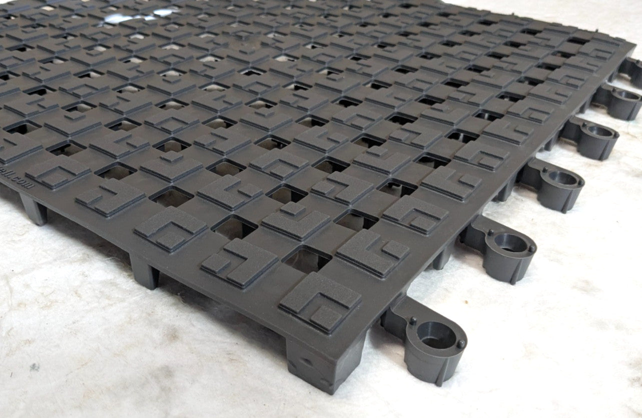 Wearwell Anti-Fatigue Modular Open Grid Mat  Dry/Wet Environment   18"   *10pc*