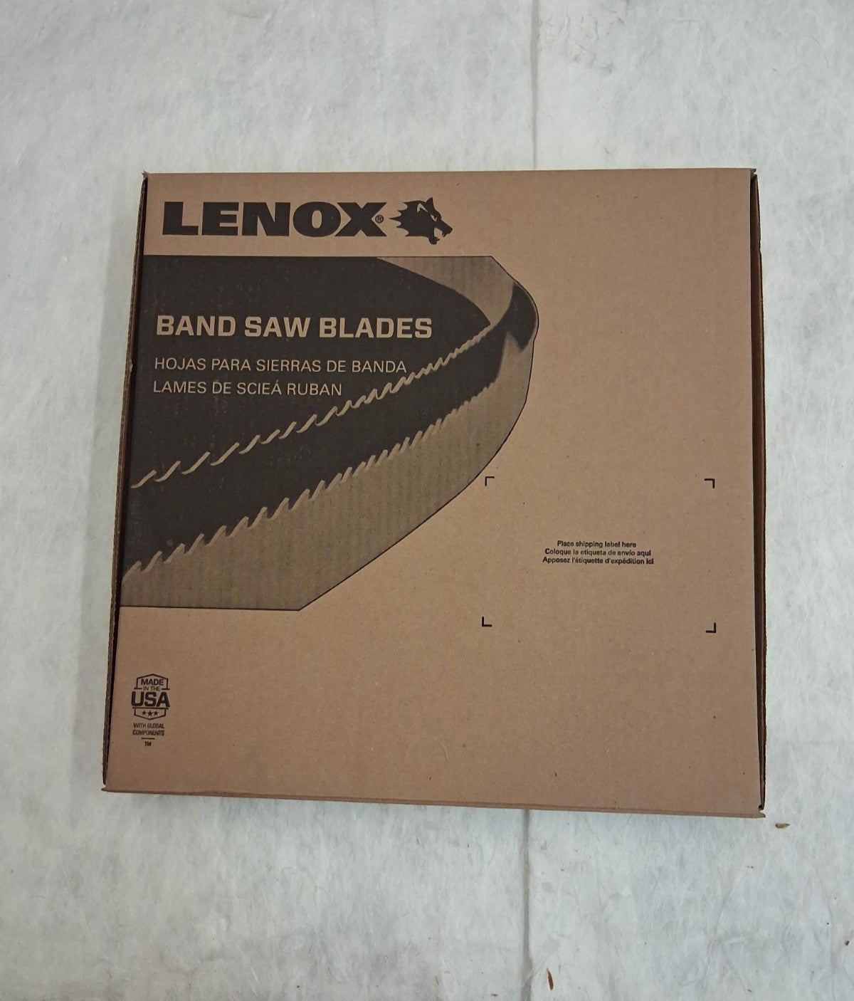 Lenox Welded Bandsaw Blade 7Ft 9" Long x 3/4" W x 8 to 12 TPI 72100CLB72360