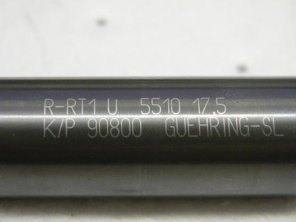 GUHRING Carbide Screw Machine Length Drill Bit 0.689" Dia, 140 ° 9055100175000