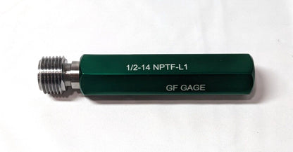 GF GAGE 1/2"-14 Thread Plug Gage Tapered Single End P050014NL1SE