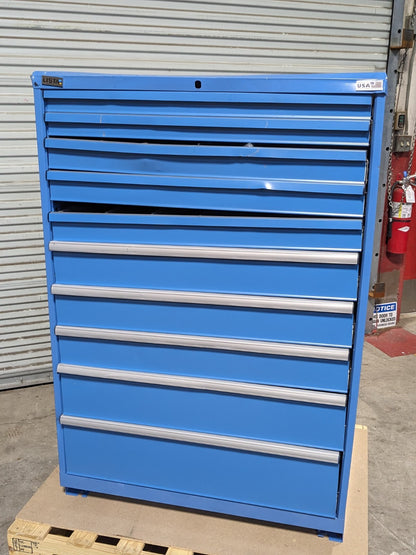 Lista Steel Blue Modular Storage Cabinet 10 Drawer 59 x 40 x 22 Parts / Repair