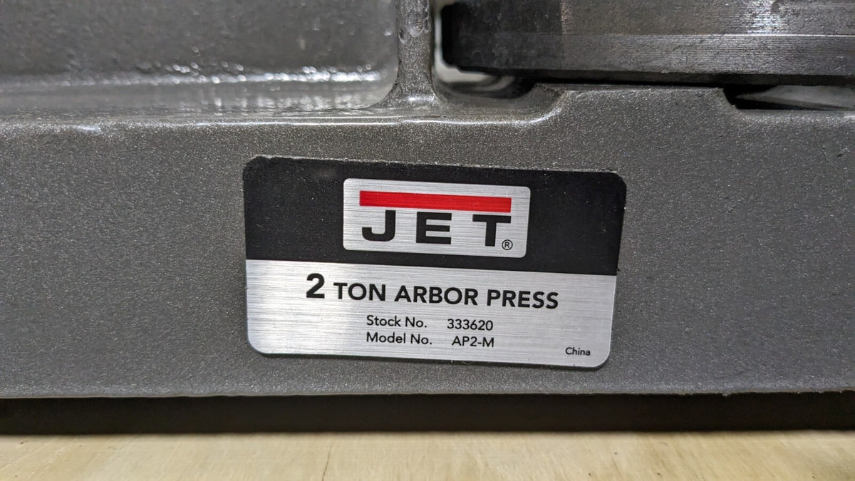 JET Arbor Press 1/2 in Ram 2 Ton Pressure 333620