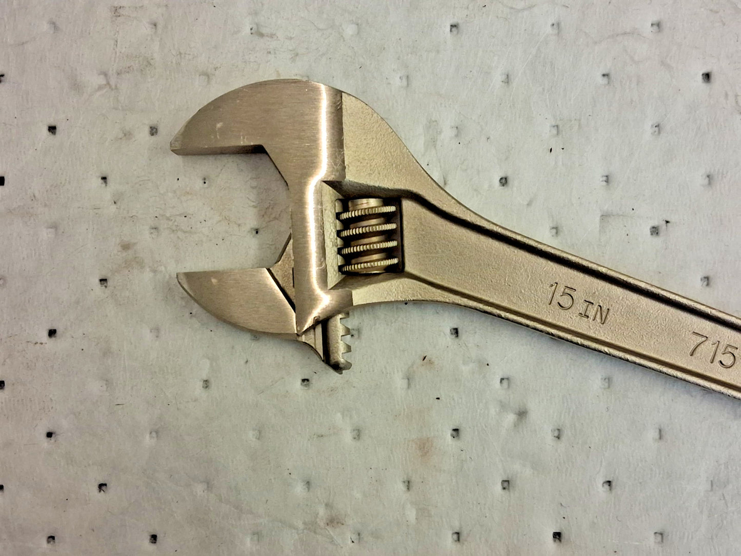 Proto Adjustable Wrench 15" OAL 1-11/16" Jaw Capacity J715B