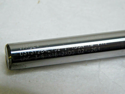 Vargus Carbide Helical Flute Thread Mill RH 3/8"-16 Internal 16 TPI 3FK 802