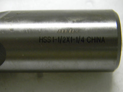 Professional High Speed Steel Square End Mill 6" LOC 1-1/2" Diam 4FL 0