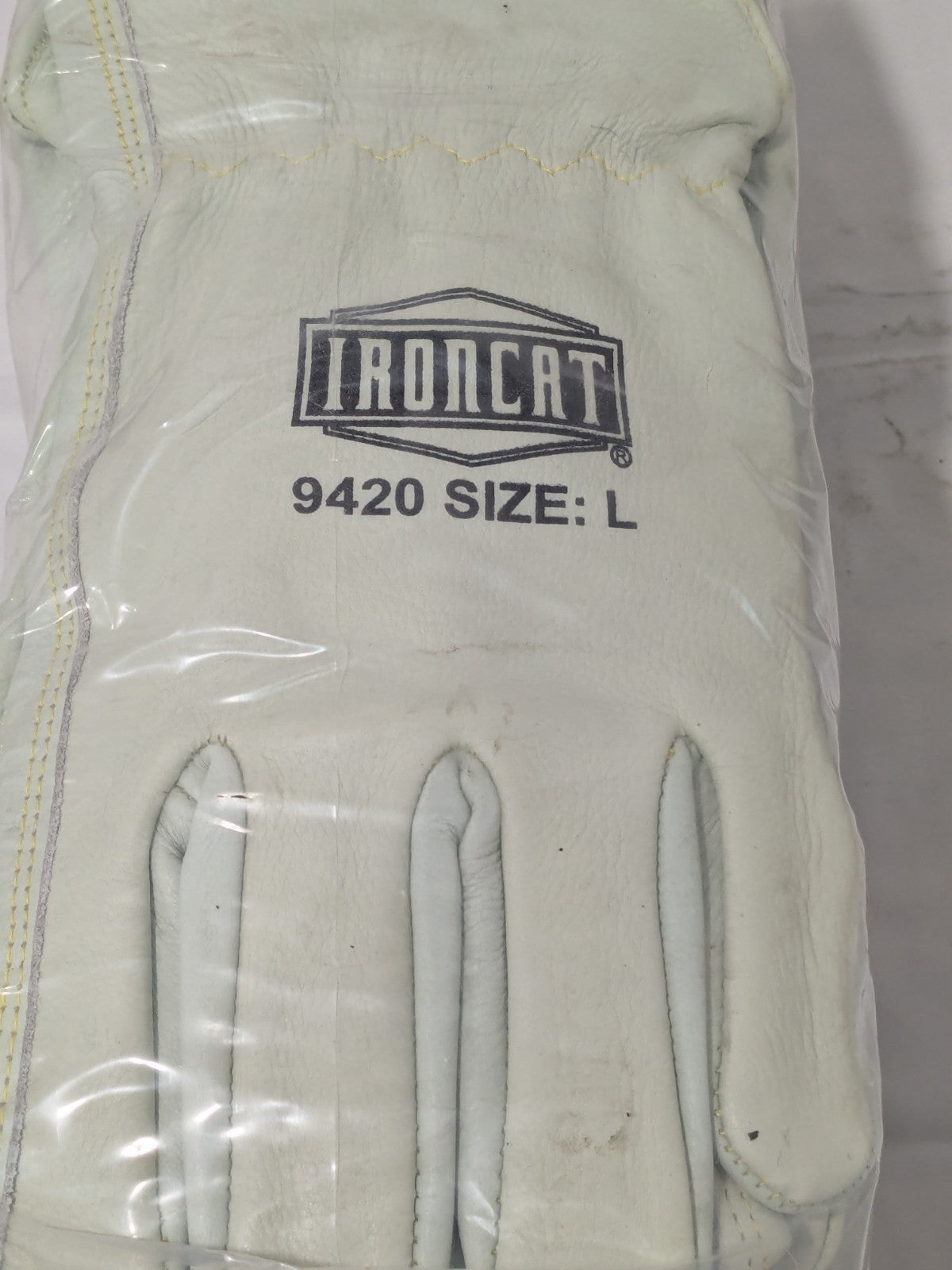 PIP Ironcat Welding Glove Cowhide Leather Sz L Qty 11 Pairs 9420/L
