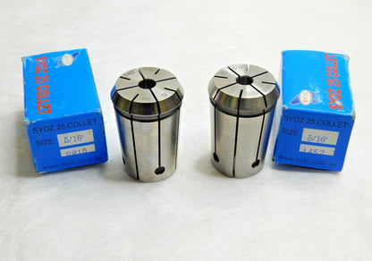 SYIC Single Angle Collets SYOZ25 5/16" Size x 35mm Diam x 52mm OAL 83868-5/