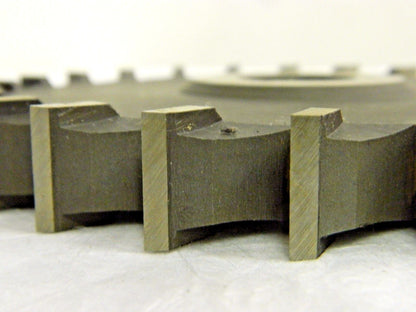 Precision Side Milling Cutter HSS 6" Diam x 3/4" W x 1" Hole 24T