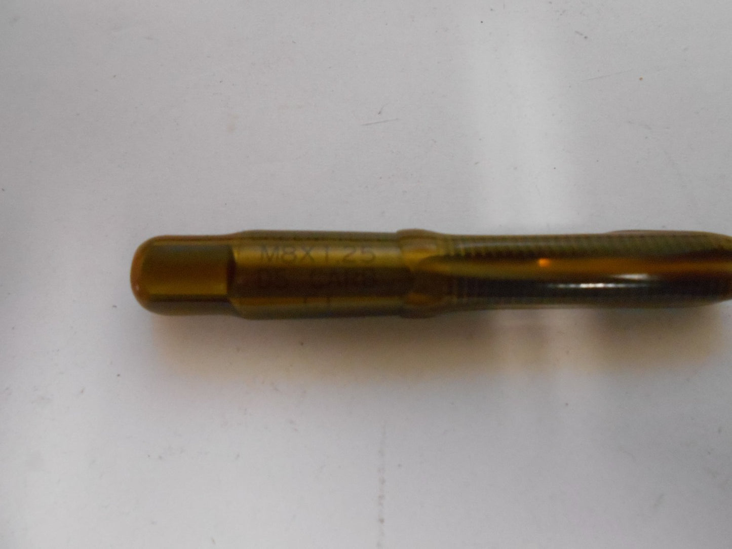 Greenfield 70010 M8 X 1.25 4 Flute D5 Carbide Plug Chamfer Straight Flute Tap