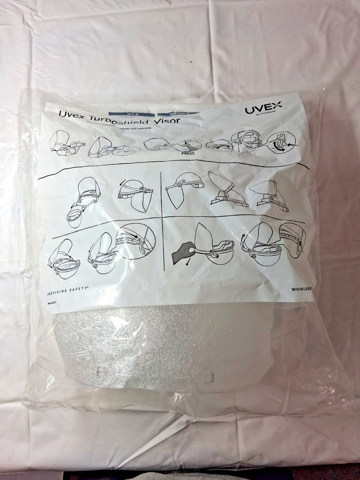 Uvex Face Shield Windows &amp; Screens Clear Replacement Window 9" High S95