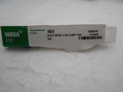 Widia Bottoming Thread Forming Tap M10x1.5 D10 V-HSS TiCN QTY 2  19576