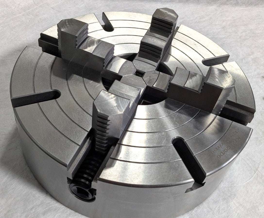 12" Independent 4 Jaw Lathe Chuck   D1-6 Mounting   3.74" Through Hole  429-4126