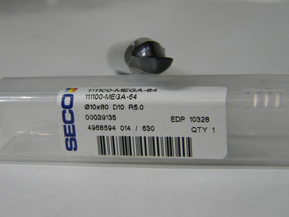Seco Corner Radius Spiral Flute Corner Radius End Mill 3FL 39948