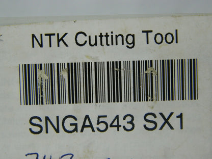 NTK SNGA543 SX1 Silicon Nitride Inserts Qty 10 74259011