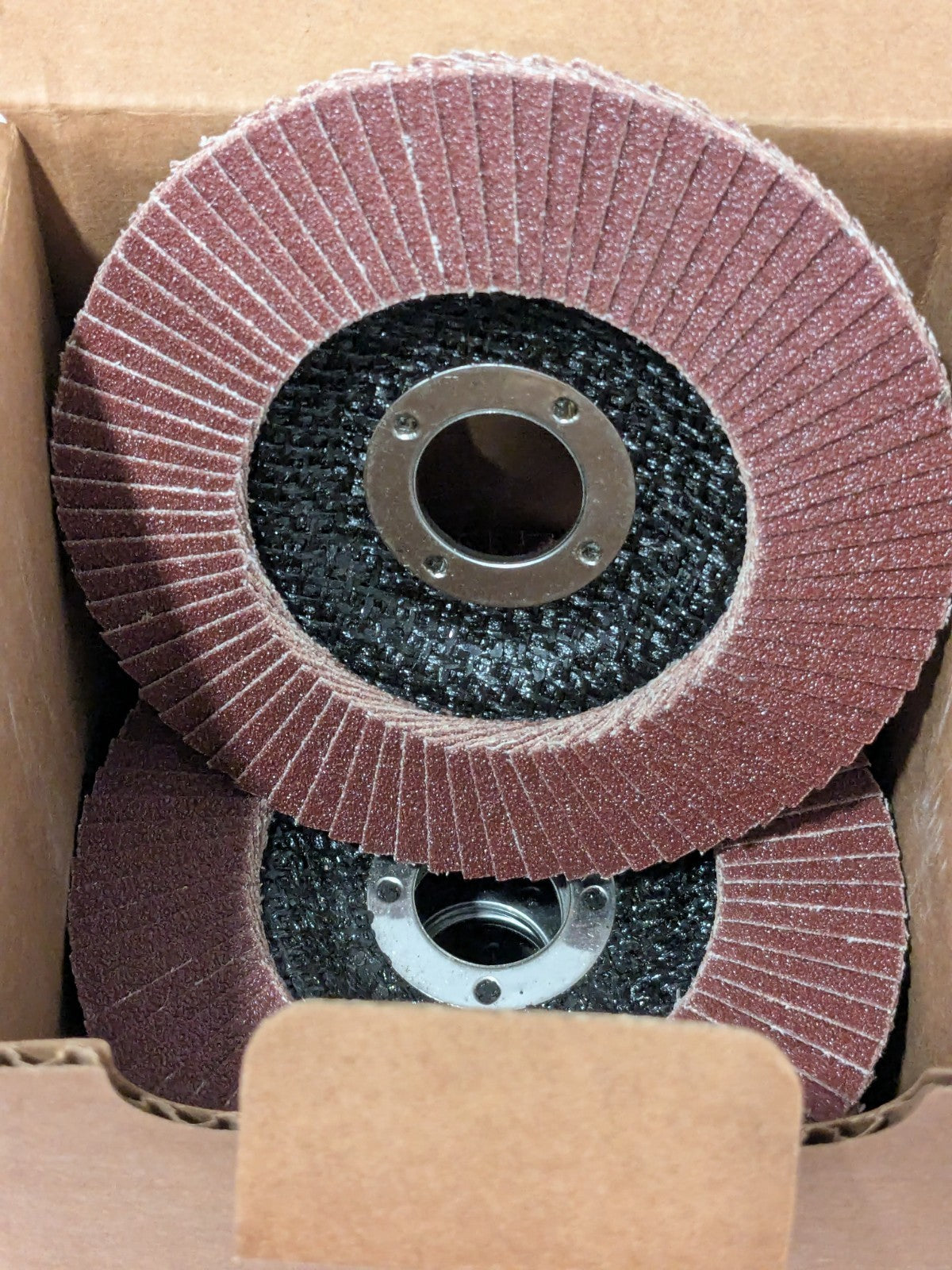 CGW Flap Disc: 4-1/2" Dia, 7/8" Hole, Aluminum Oxide, Type 29 Box of 10 39424