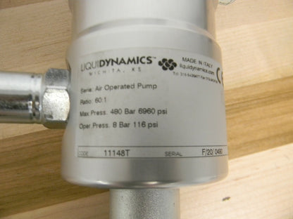 Liquid Dynamics Air Operated Grease Pump for 30 - 60 lb. Drums 11148T Defective