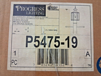 Progress Lighting Outdoor Post Lantern Light P5475-19