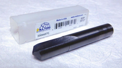 MA Ford Solid Carbid Straight Flute Drill Bit 15/32 Dia 2Fl Shank Dia 3L 20727