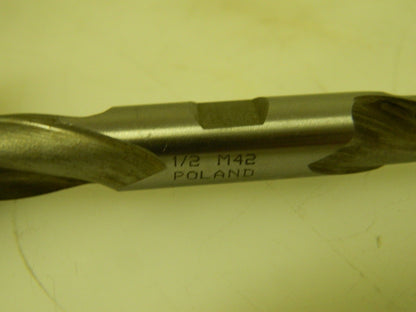 Toolmex Double End Mills 3Pack 1/2" x 1/2" x 13/16" x 3-3/4"