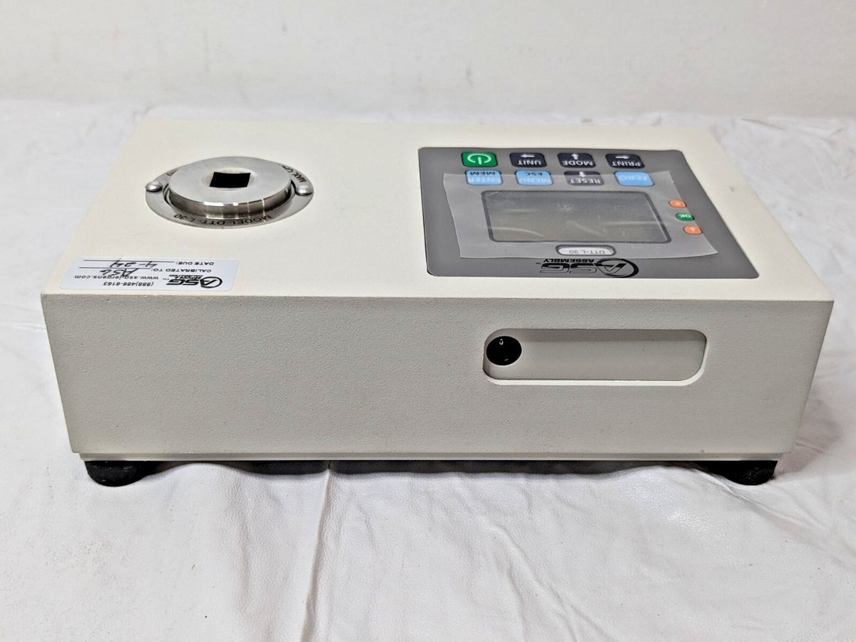 ASG Digital Torque Tester 30 Lbf-In (3.4 N.m) Max Cap w/Cert DTT-L-30 66652