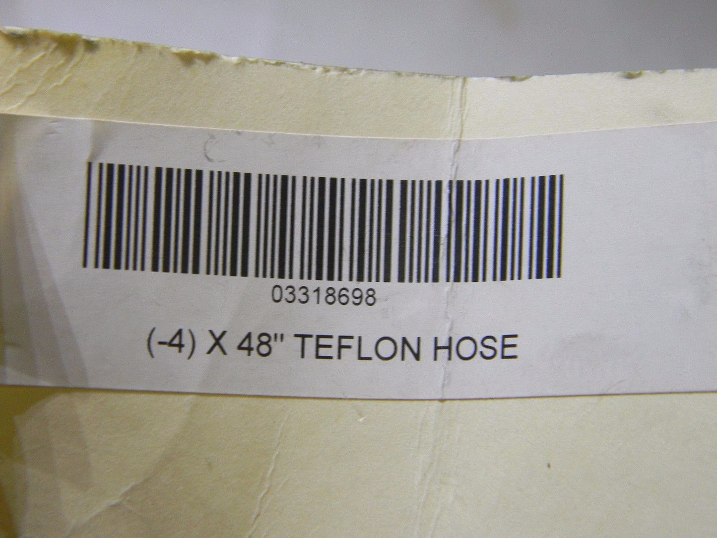 Flexible Metal Hose Assembly 1/4" x  48" Male Pipe Brass 03318698