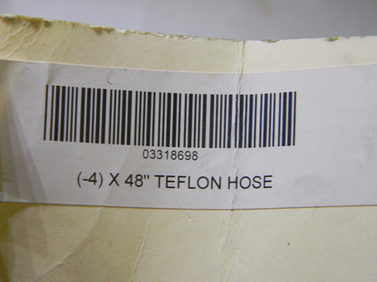 Flexible Metal Hose Assembly 1/4" x  48" Male Pipe Brass 03318698