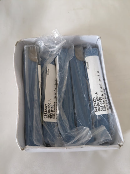 5pc Single Point Tool Bit: AL-8, 1/2" Shank Width C6 Solid Carbide Tip LH 383-01