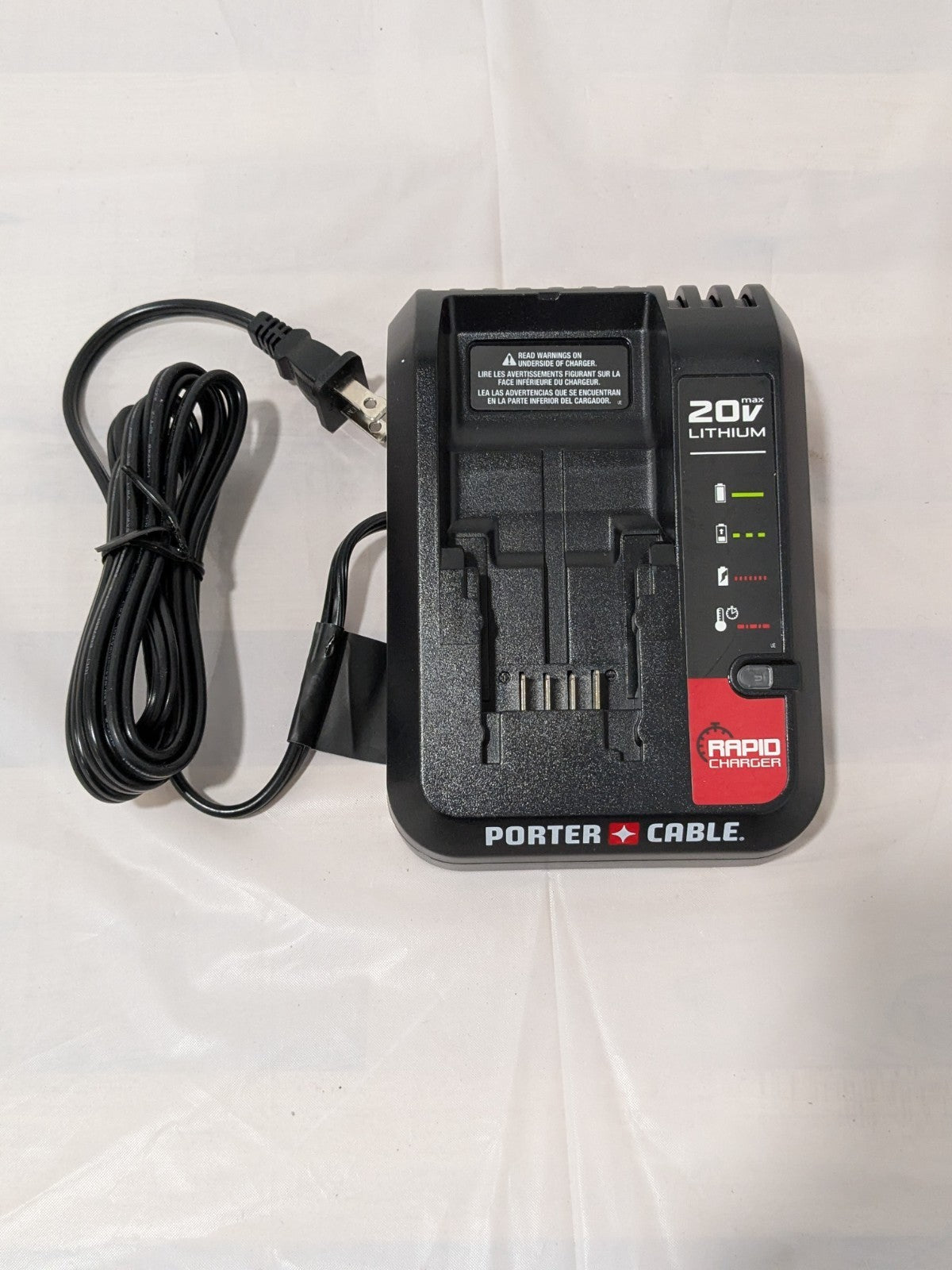 Porter-Cable Power Tool Charger: 20V, Lithium-ion PCC692L