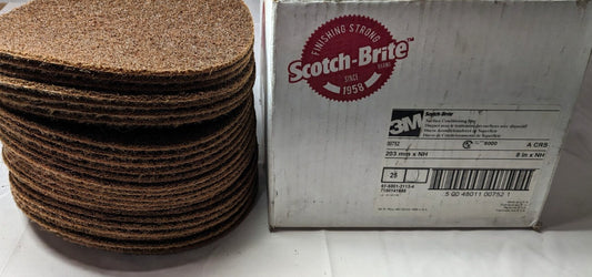 3M Hook & Loop Disc 8" Dia Non-Woven Aluminum Oxide 25pcs  7100141688