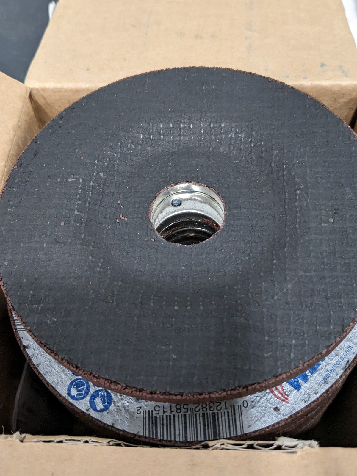 WEILER Depressed-Center Wheel: Type 27, 4-1/2" Dia, 1/8" Thick Qty 25 58115