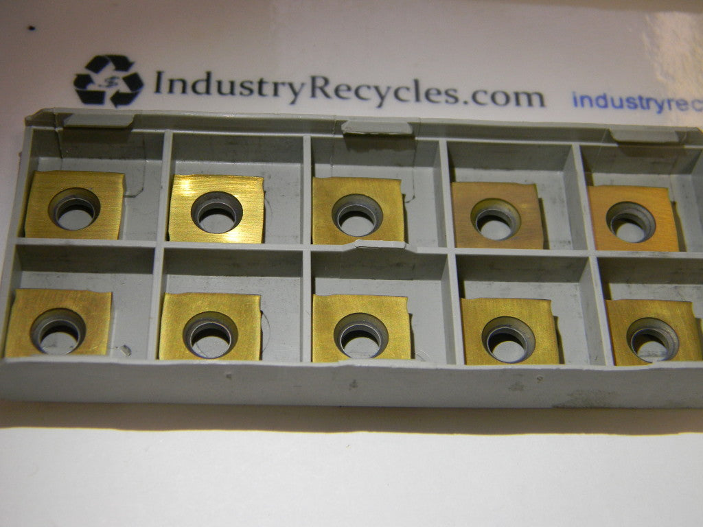 Hertel Snhx-1204t HC225m Carbide Milling Inserts, Box of 10