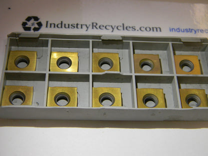 Hertel Snhx-1204t HC225m Carbide Milling Inserts, Box of 10