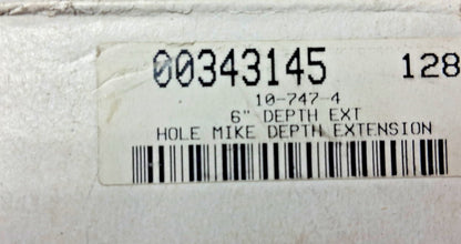 SPI Micrometer Extension 0" Min Measurement 10-747-4