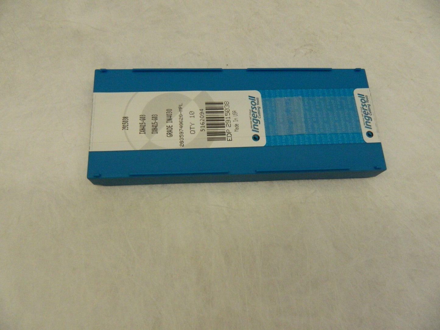 Ingersoll IXH415 G03 IN4030 CARB MILLING INSERT QTY 10 2915038