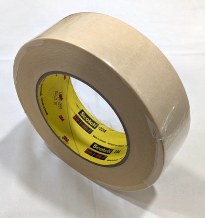 3M Scotch 234 Masking Tape Tan 1.41" x 60yd  5.9 mil Thick   1 Roll  7000124039