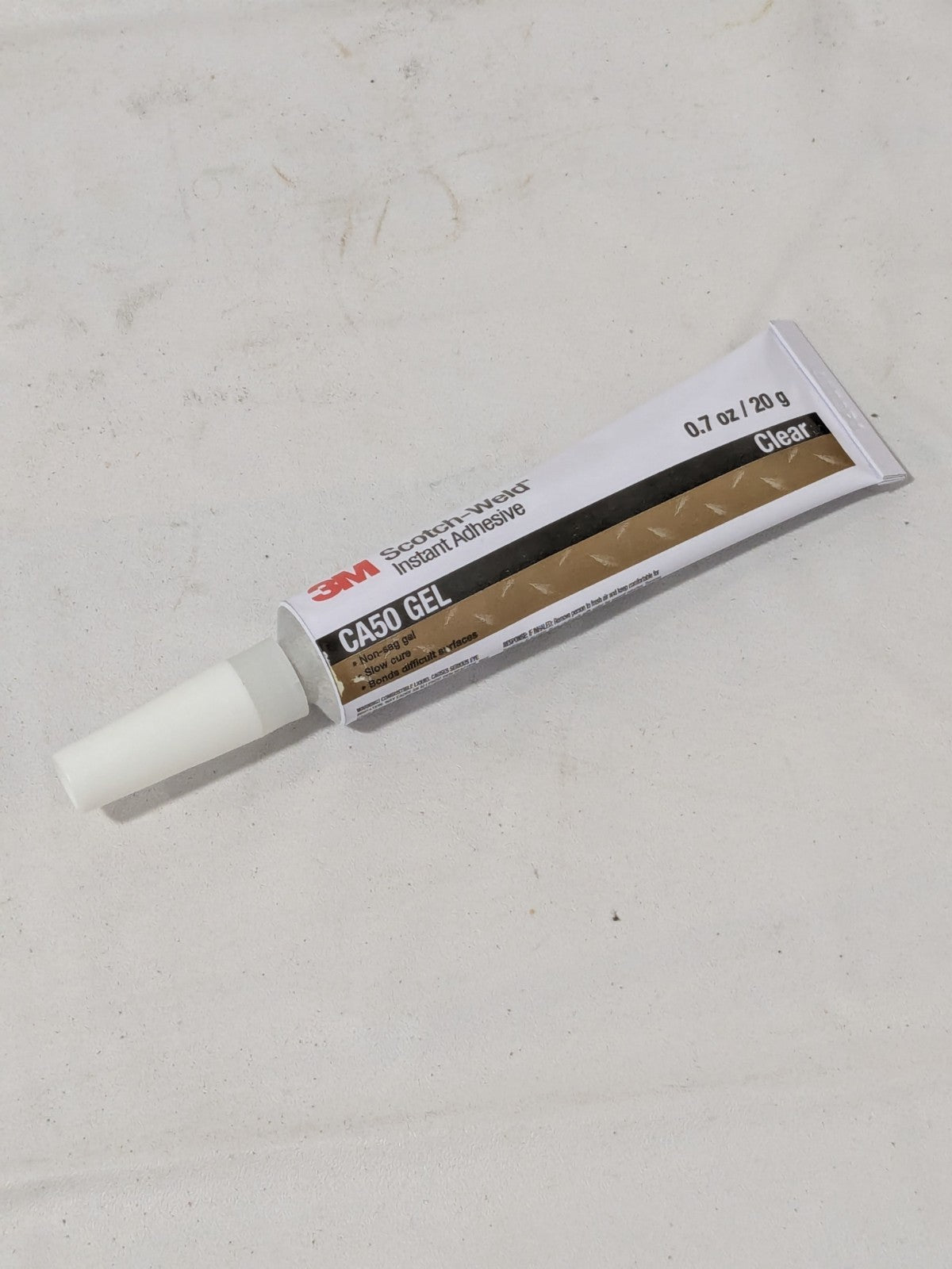 3M SCOTCH-WELD Adhesive Glue: 0.7 oz Tube, Clear 7100002517