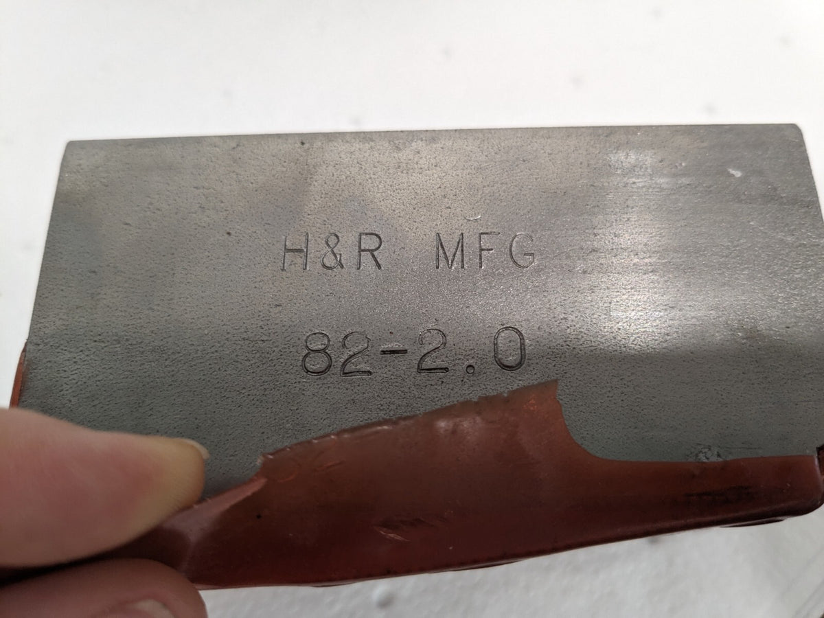 H & R MANUFACTURING 2pc Soft Lathe Chuck Jaw: Serrated HR 82-2.0