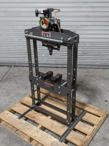 Jet Manual Hydraulic Shop Press 5 Ton Capacity 1-3/4" Ram 4" Stroke 33