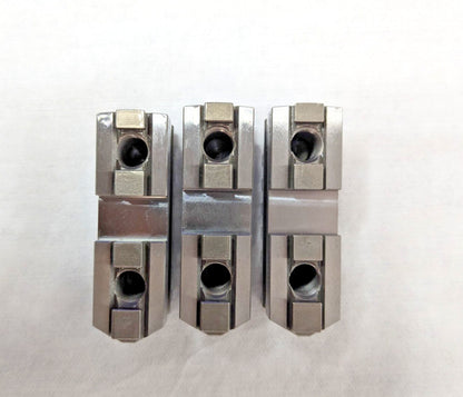 Bison 3 Piece Hard Lathe Steel Chuck Jaw Set Master 0.7874'' OAW 7-885