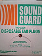 New Dynamics Sound Guard Two-Color PVC Foam Ear Plugs QTY200 6345