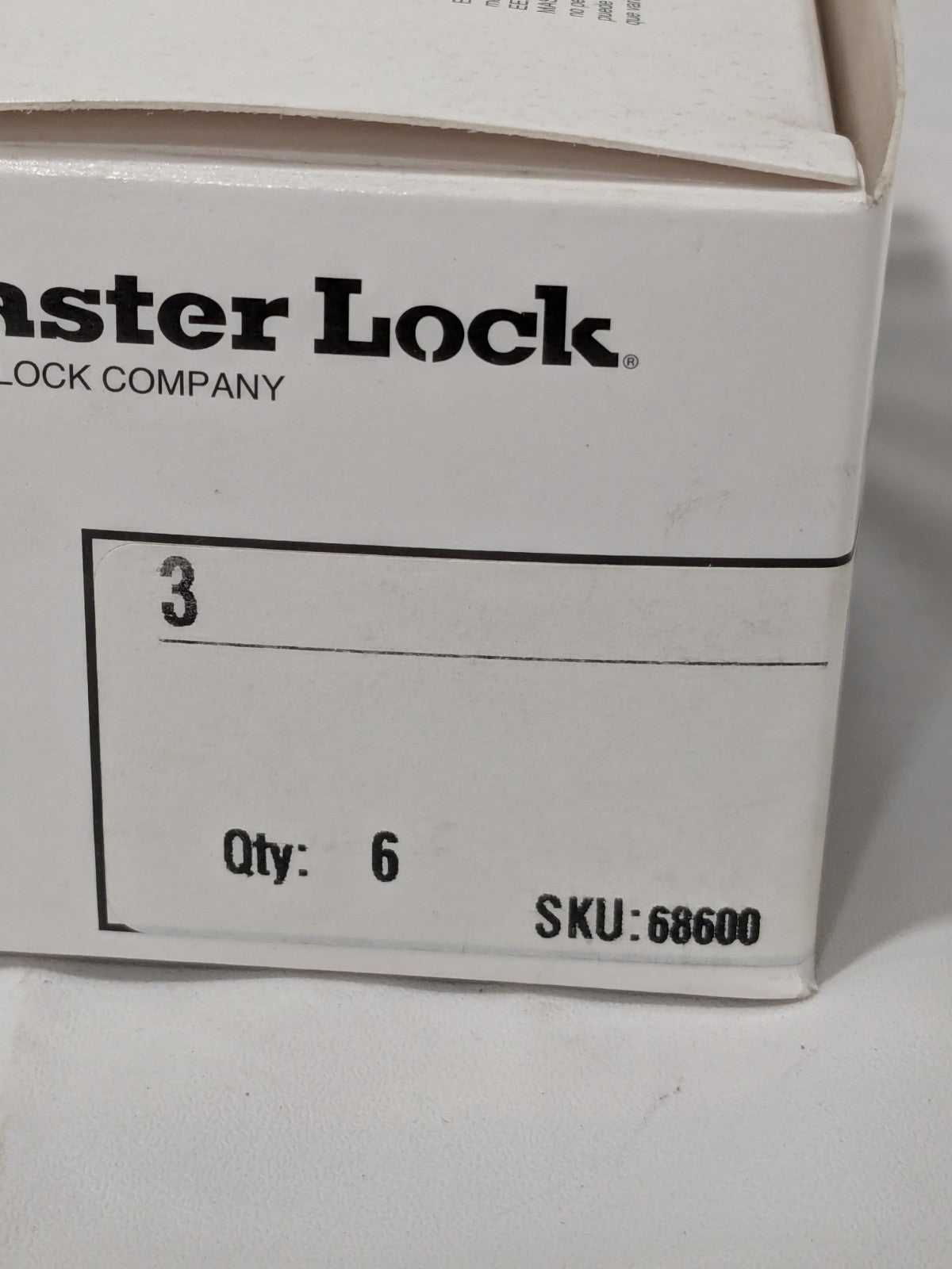 Master Lock Padlock: Laminated Steel, Keyed Different, 1-9/16" Wide Box of