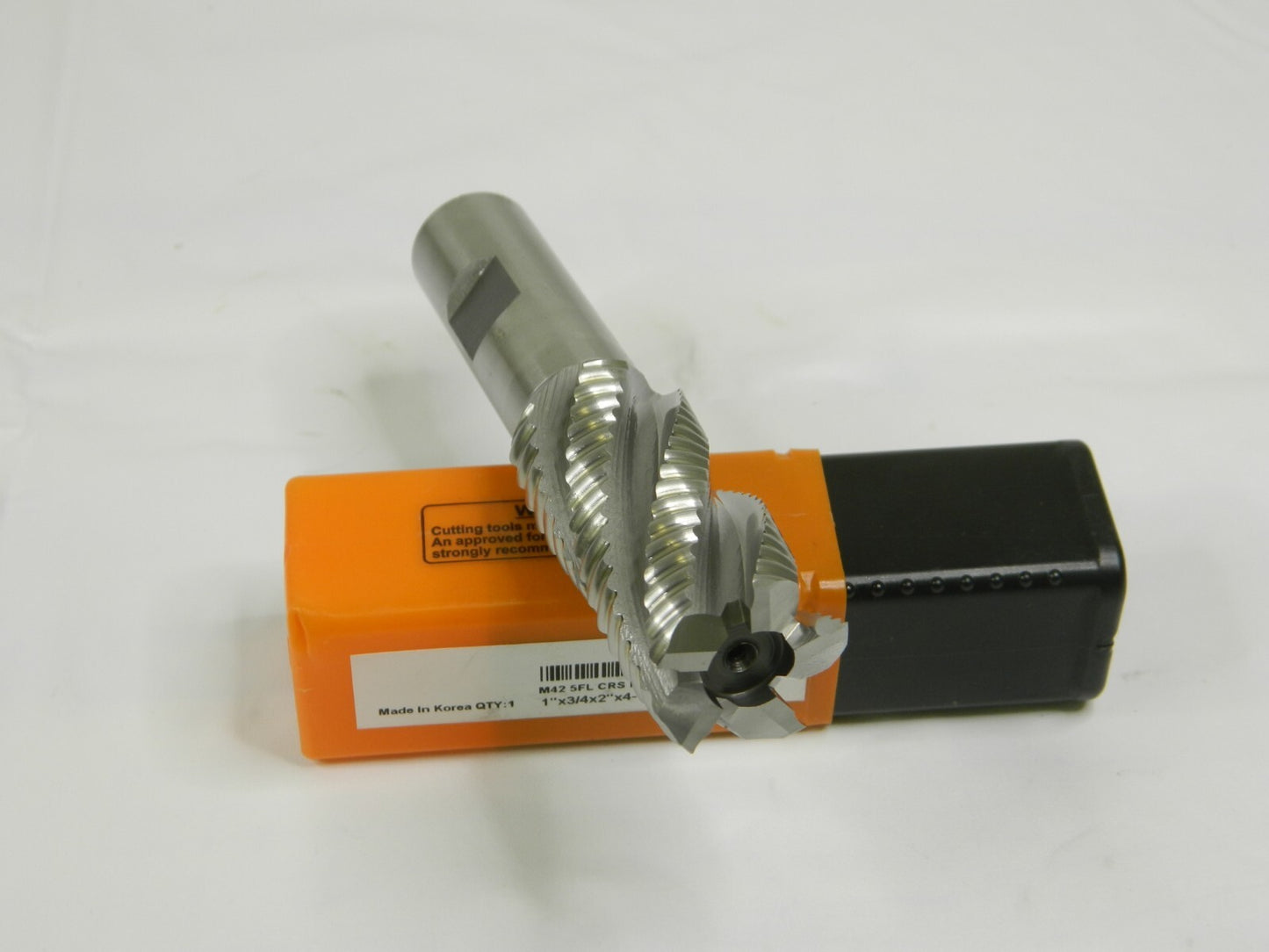 HERTEL Square End Mill: 1 Dia, 5 FL, 2 LOC, Cobalt, 30 ° Helix 06821714