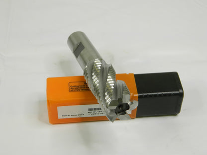 HERTEL Square End Mill: 1 Dia, 5 FL, 2 LOC, Cobalt, 30 ° Helix 06821714